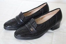 Fasan Damen Pumps Schuhe Leder schwarz Gr.39,5