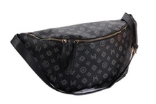 Misstar Italy Umhängetasche Ledertasche Grosse 50x30 cm Bauchtasche Tragetasche