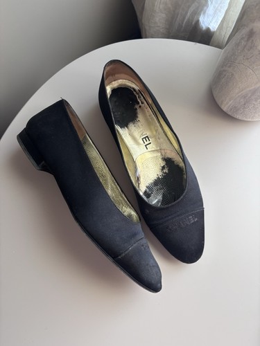 Chanel ballerina schuhe satin - schuhe,