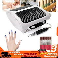 3in1 Elektrische Nagelfräser mit Absaugung Professionell Manikure Pedikure Set