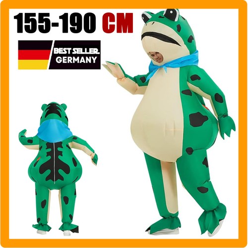 Aufblasbares frosch kostüm - aufblasbares, frosch-kostüm
