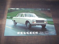 TOPRARITÄT Herrlicher Prestige Prospekt Peugeot 304 von 1973 !!!