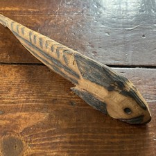 Vintage geschnitzter Fisch 9