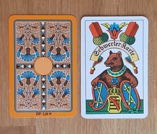 DDR Skatkarte Schwerter Karte Skat Kornblume Kartenspiel Altenburg #002