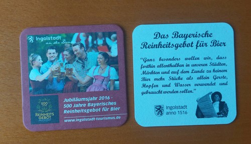 Bierdeckel ingolstadt der - ingolstadt, an