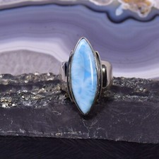 Larimar ring 925er silber - larimar,