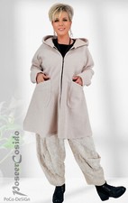 Lagenlook boucle jacke - lagenlook,