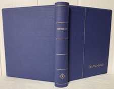 LEUCHTTURM KLEMMBINDER  # in BLAU # Leinenstruktur #