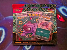 Pokemon Paldean Fates Tech Sticker Collection 3 Pack Blister