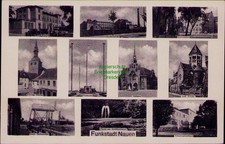 193568 AK Funkstadt Nauen! Um