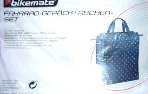 Fahrrad-Gepäcktaschen-Set