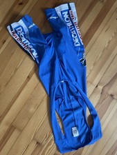 Cycling Bib Men - Cooles Fahrradtrikot Retro, Größe S Blau