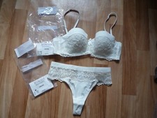 BH-Set "Amore" von Miriale Sensuality in weiß, Größe 85B/M(38-40)