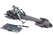 Star Wars Clone Trooper Buzz w. Speeder Bike 2010 Hasbro 3,75“ (AF5504)
