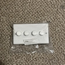 4 Gang Dimmschalter TQDP254W Vor- & Hinterkante 4 Gang weiß PVC
