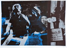 Womacka, Walter (1925 - 2010) "Erika Steinführer"  Siebdruck 1985 signiert