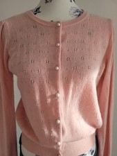 Benetton Strickjacke Cardigan Vintage selection rosa Größe M