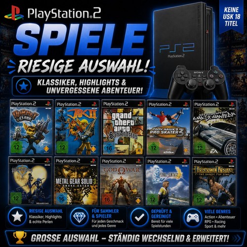 Ps2 spiele auswahl top zustand - auswahl,
