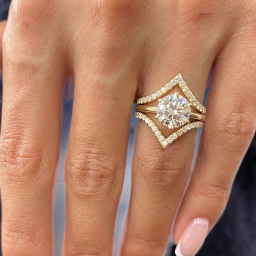 Diamant ring band - ring, set