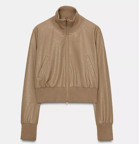 Zara bomberjacke kunstleder - zara,