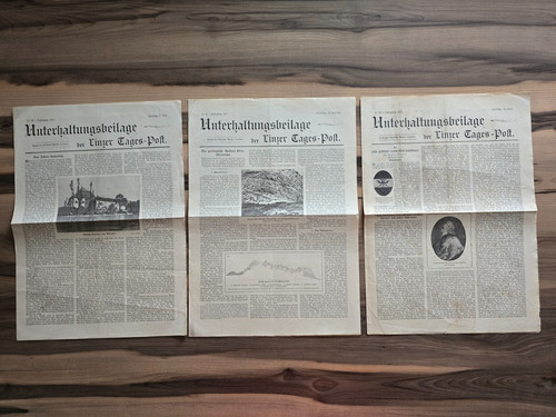 Zeitung brand katzbach - 3x,