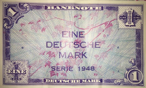 Banknote eine deutsche mark - ,,