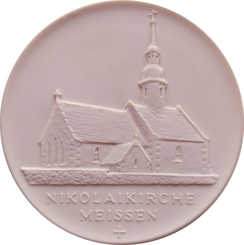 Meissen porzellan medaille - porzellan,