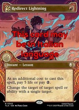 MTG REDIRECT LIGHTNING 343 FOIL EXC - BLITZUMLEITUNG - TLA X IT - MAGIC