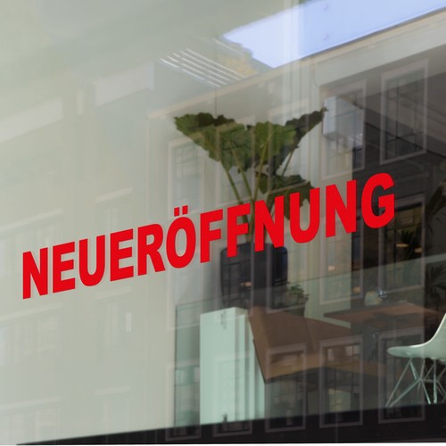 Schriftzug neueröffnung 100cm - schriftzug,