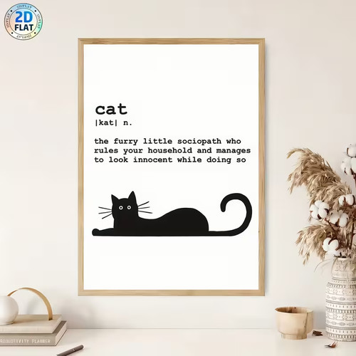 Leinwanddruck sprüche katze - sprüche,