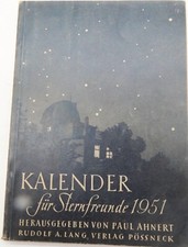 Kalender für Sternfeunde 1951