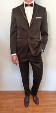 WILVORST Slim line Hochzeitsanzug Anzug Smoking Suit mit Weste Gr. 54