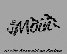 Moin Anker Möwe Aufkleber