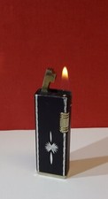 Altes SCORPIO COLOR Liftarm Gasfeuerzeug Lighter Brennt!
