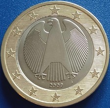 1 Euro Kursmünze BRD Deutschland 2009 - J - unzirkuliert - aus KMS