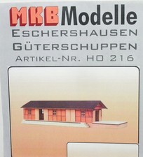 H0 Eschershausen Güterschuppen Lasercut Bausatz MKB 216 neuw. OVP