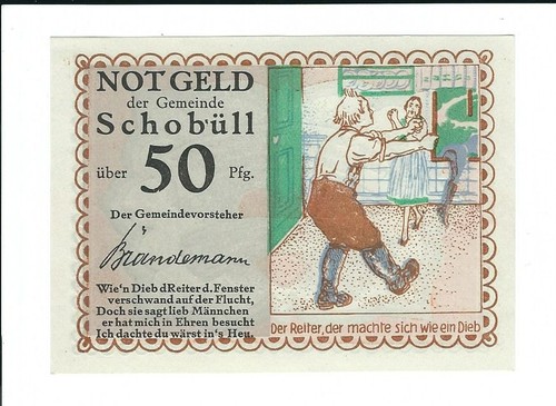 Notgeld schobüll gemeinde - schobüll,