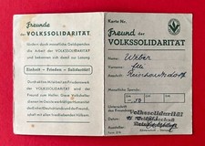 DDR Ausweis Karte Freund der