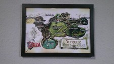 Zelda OOT Karte Print Poster