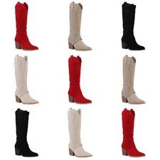 Damen Cowboystiefel Stiefel