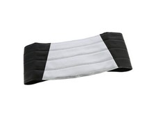 Nierengurt im DDR-Look, Farbe Schwarz/Silber