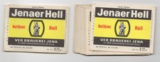 Bieretikett ddr jenaer hell - ddr,