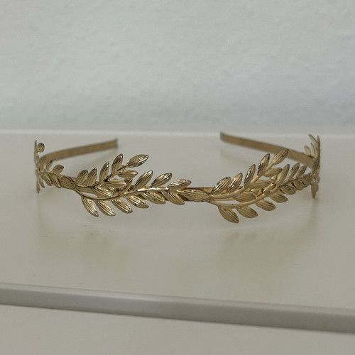 Damen haarreif gold metall - gold,