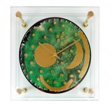 Himmelscheibe von Nebra 12 Stunden Uhr Tischuhr aus Glas Himmelsscheibe 56000