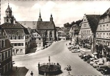 72032188 Feuchtwangen Marktplatz Brunnen Romantische Strasse