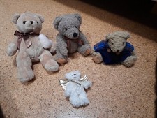Stoffteddy,Sammlung,3 grosse Teddys,ein Schutzengel