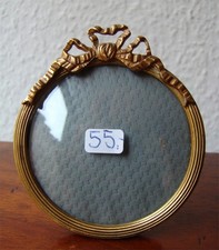 420❚ antiker ovaler Bilderrahmen aus Messing, von ca. 1900-1920