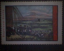  Reklamemarke Napoleon Serie Historische Mühle in d. Ebene v. Fleurus  