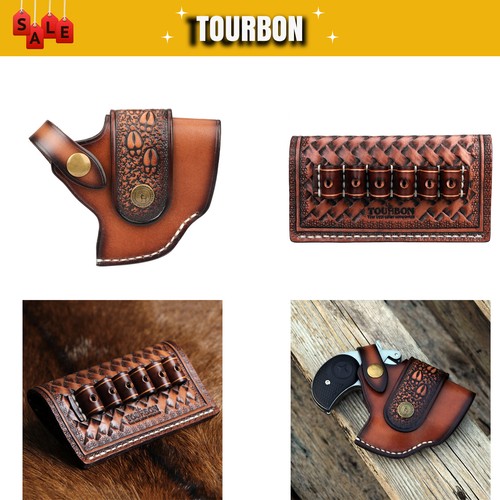 Tourbon leder mini revolver - tourbon,
