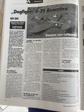 Bauplan für Motorfahrzeug Dogfighter P-39 Airacobra, 88 cm Spannweite